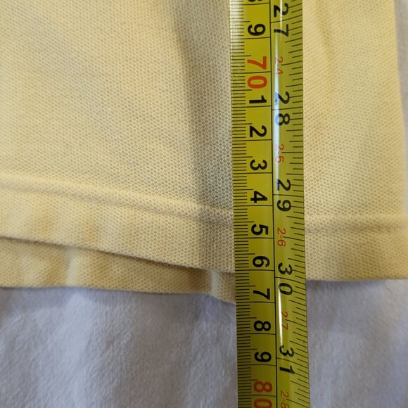 CHAPS POLO YELLOW XXL PULL OVER SHORT SLEEVE MEN'S CASUAL SHIRT RALPH LAUREN - Picture 12 of 16